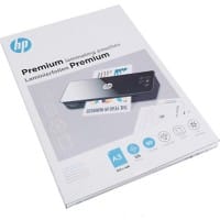 HP Laminierfolien DIN A3 125 Mikron (2 x 125) Transparent