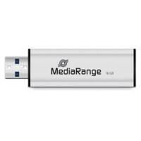 MediaRange USB-Stick MR915 Silber, Schwarz