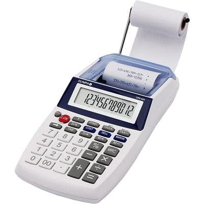 Olympia Taschenrechner CPD 425 12-stelliges Display Weiß