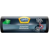 Swirl Fixierband Müllsäcke 120 L  Schwarz 12 Stück