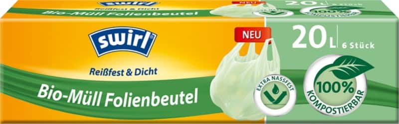 Swirl Müllbeutel 20 L  Transparent 6 Stück