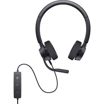 Dell Pro Stereo WH3022 Verkabelt Stereo Headset Kopfbügel  USB  Schwarz