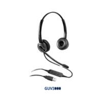 GRANDSTREAM GUV3000 Verkabelt Stereo Headset Kopfbügel  USB  Schwarz