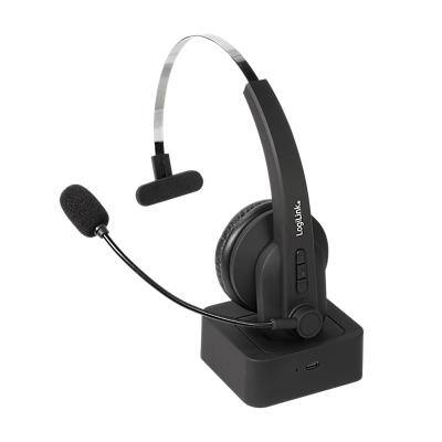 LogiLink BT0059 Kabellos Mono Headset Kopfbügel Nein Bluetooth  Schwarz