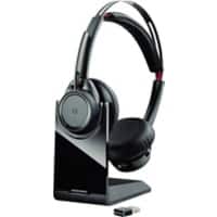 poly Voyager Focus UC B825-M Kabellos Stereo Headset Kopfbügel  Bluetooth  Schwarz