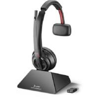 poly Savi 8210 UC Kabellos Mono Headset Kopfbügel Nein Bluetooth  Schwarz