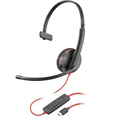 poly 3200 Series Blackwire C3210 Verkabelt Mono Headset Kopfbügel  USB  Schwarz