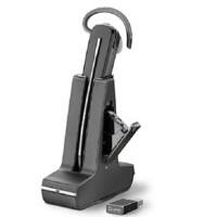 poly Savi 8245 UC Kabellos Mono Headset Ohrbügel Nein Bluetooth  Schwarz