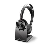 poly Voyager Focus 2 UC Verkabelt / Kabellos Stereo Headset Kopfbügel  Bluetooth  Schwarz