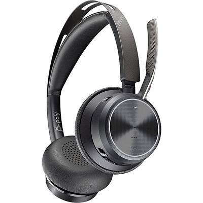 poly Voyager Focus 2 Office Kabellos Stereo Headset Kopfbügel  Bluetooth  Schwarz