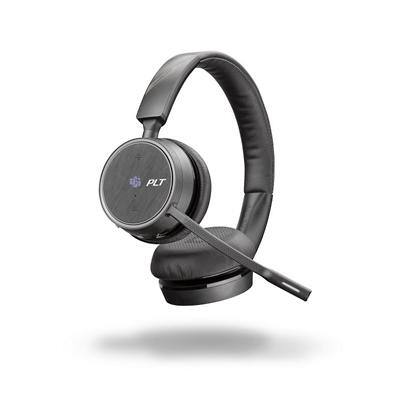 poly Voyager 4220 UC Kabellos Stereo Headset Kopfbügel  Bluetooth  Schwarz