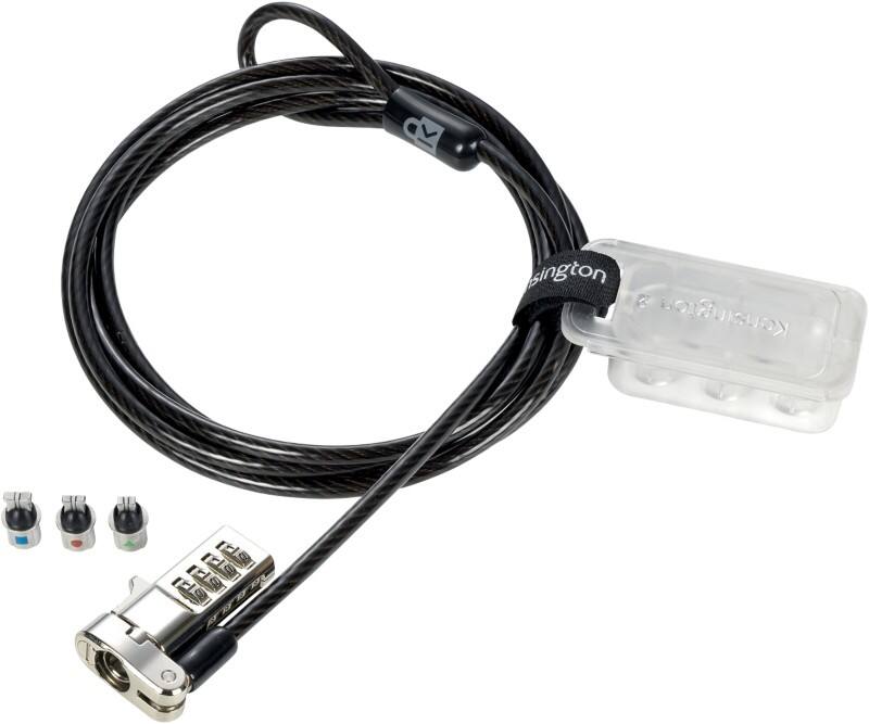 Kensington Laptopschloss K62316WW Schwarz 0,5 x 180 x 0,5 cm