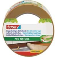 tesa Doppelseitiges Klebeband Pro Nature Weiß 50 mm x 25 m