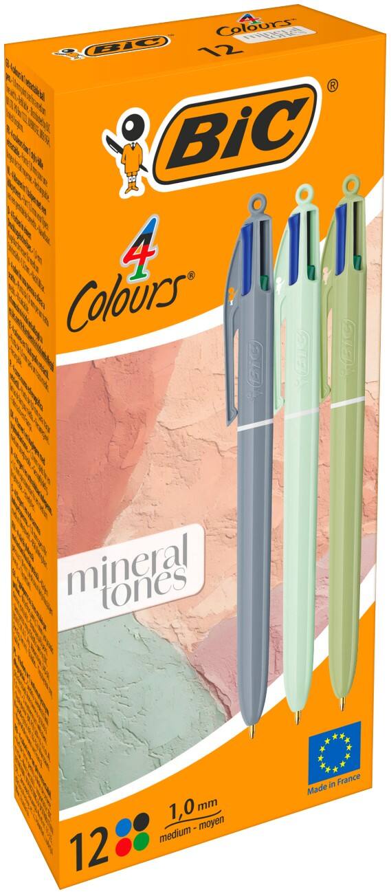 BIC 303301 Kugelschreiber Gemischt 0,32 mm Mittlere Strichstärke Nachfüllbar 12 Stück