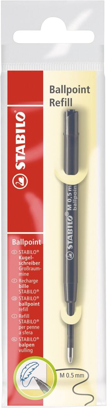 STABILO Pointball Kugelschreiber-Mine 0,5 mm Mittel Schwarz