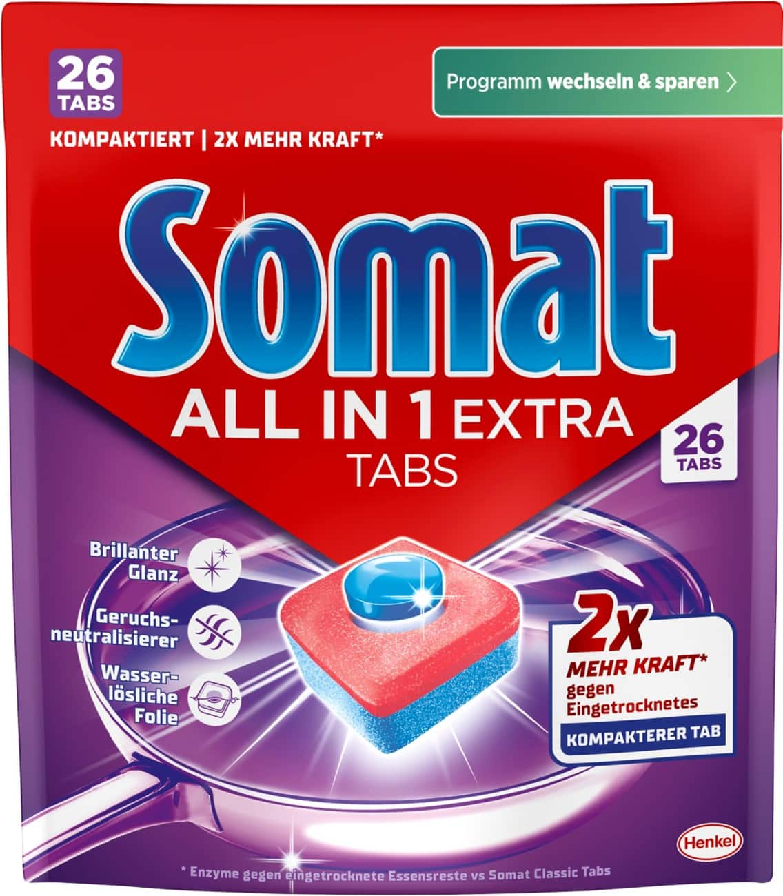 Somat All in 1 Extra Spülmaschinentabs Fresh 26 Stück