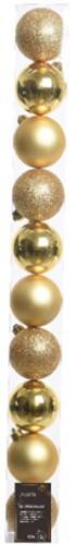DECORIS Bruchsichere Christbaumkugel Gold 6 cm 10 Stück