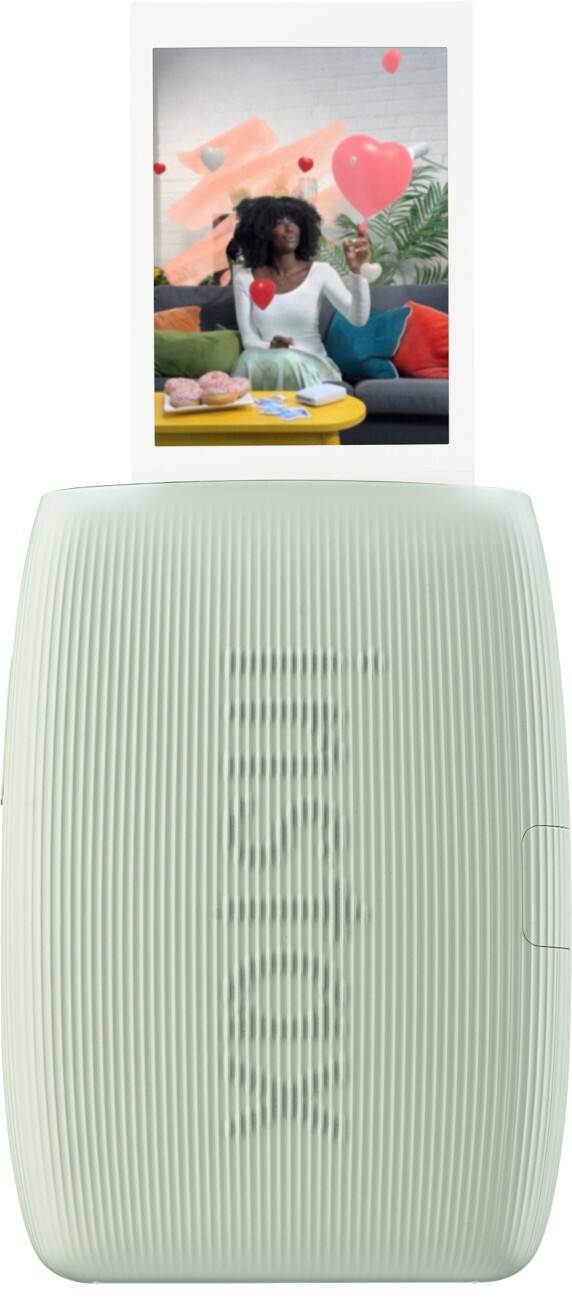 Fujifilm Instax Mini Link 3 Mobiler Smartphone-Fotodrucker Bluetooth Salbeigrün