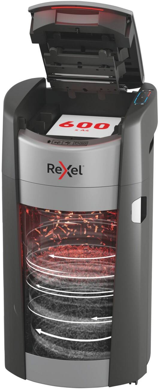 Rexel ShredMax Autofeed+ Aktenvernichter 660 Blatt Kreuzschnitt Sicherheitsstufe P-4 50 L