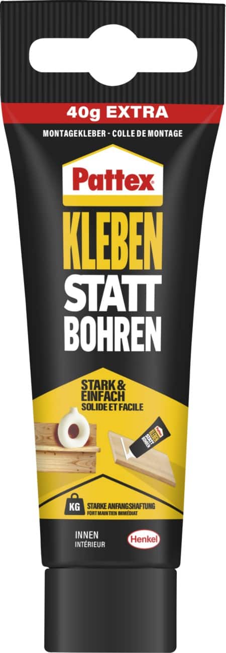 Pattex Kleben statt Bohren Alleskleber Weiß 90 g