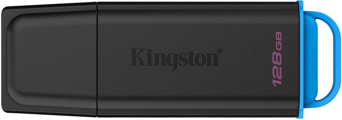 Kingston Technology DataTraveler 128 GB tragbarer USB-Stick 3.2 Gen 1 Exodia Schwarz/Blau
