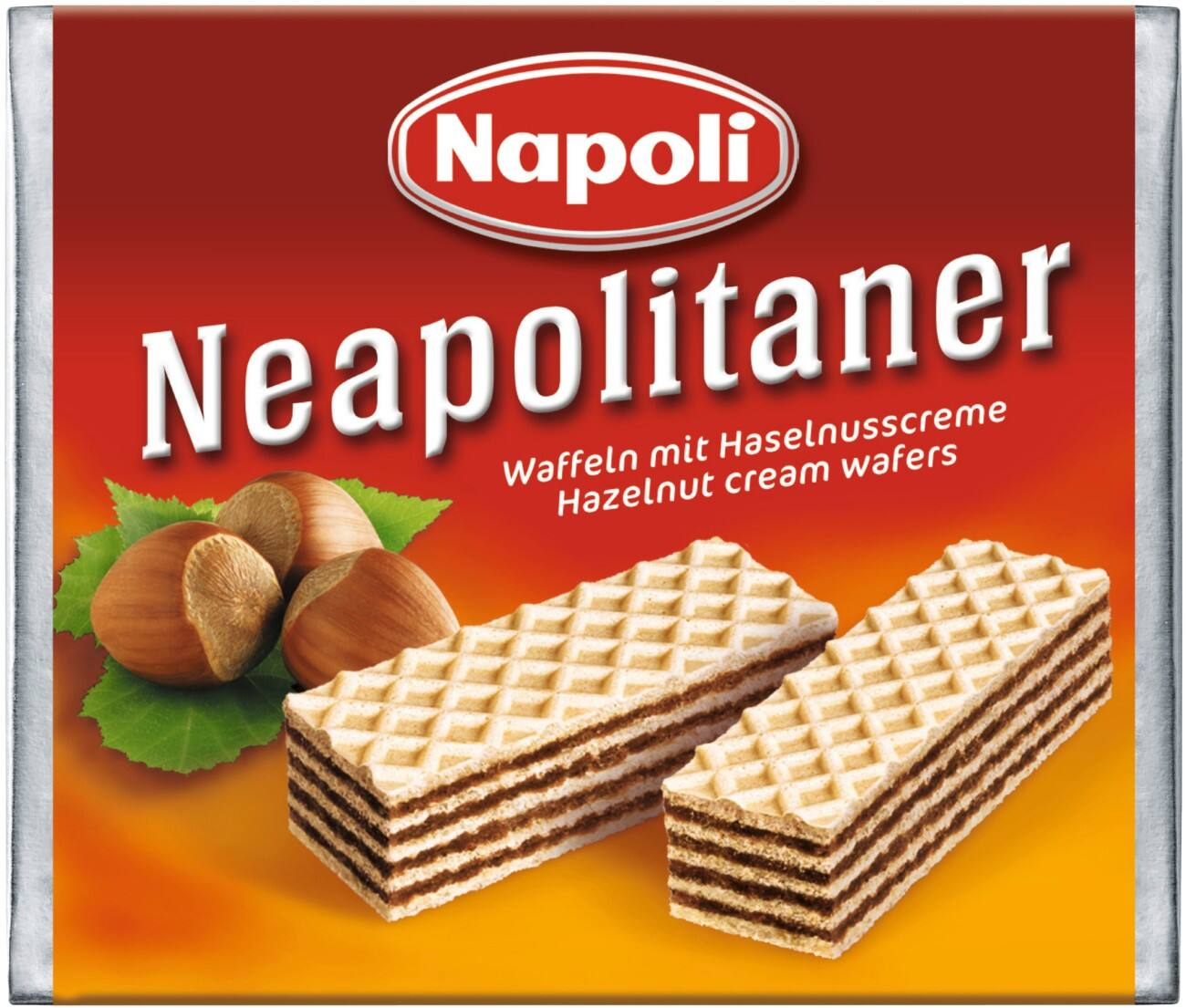 Manner Napoli Neapolitaner Haselnusscreme-Füllung Waffelgebäck 65 g