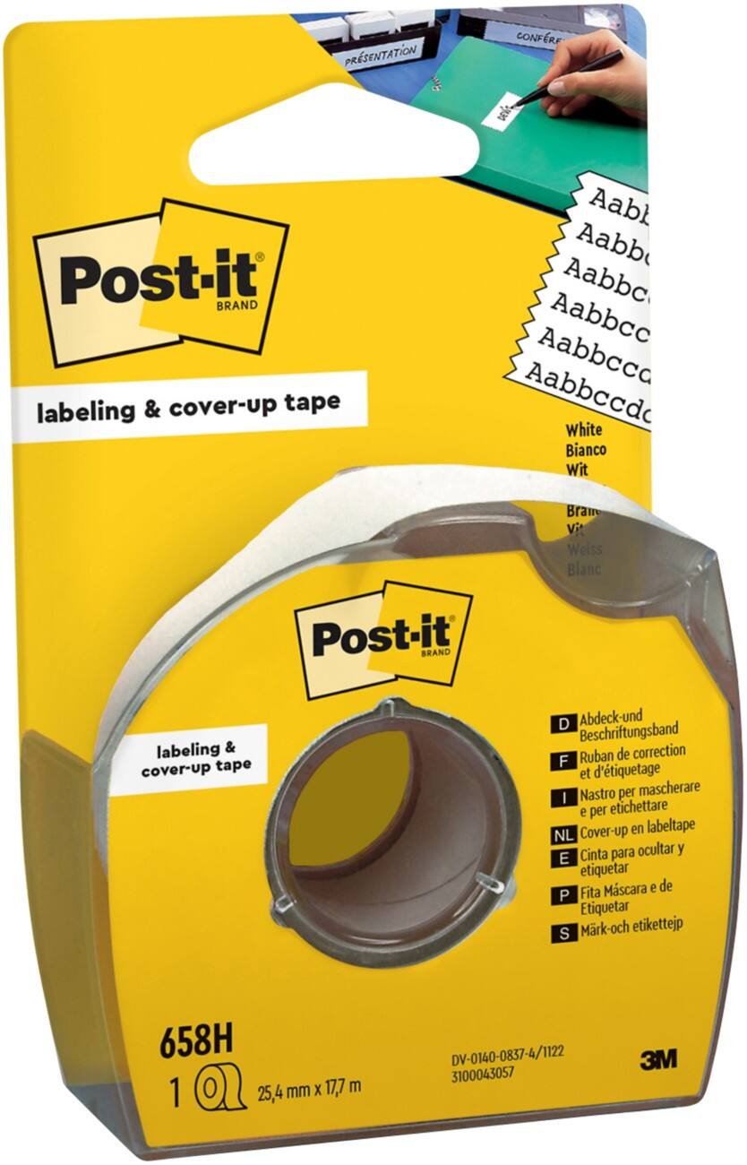 Post-it Korrekturroller 7100222076 Weiß 30 mm (B) × 33 m (L) 2 Stück