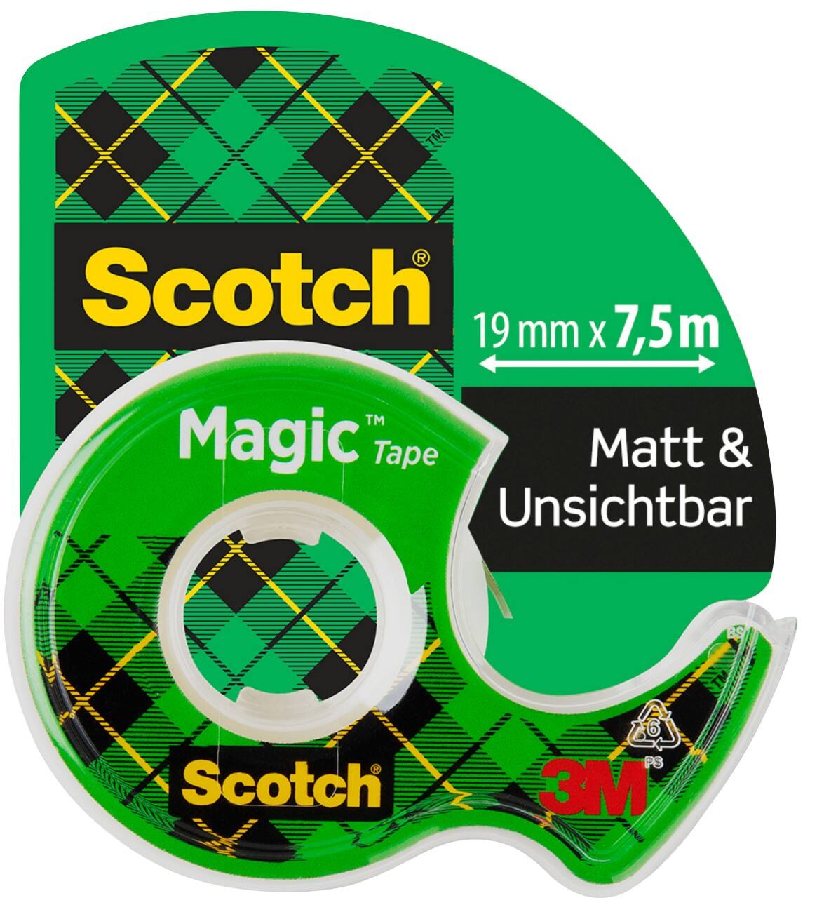 Scotch Klebebandabroller Magic 810H1975 Grün 83 mm (B) x 25 m (L)
