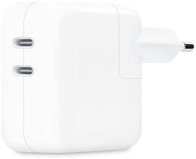 Apple 140-W- Dual USB-C-Ladegerät Weiß MW2K3ZM/A
