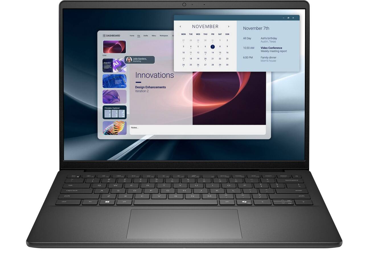 Dell Pro 14 Essential Laptop 35,6 cm (14") 250 3,3 GHz 16 GB AMD Radeon 780M Windows 11 Pro