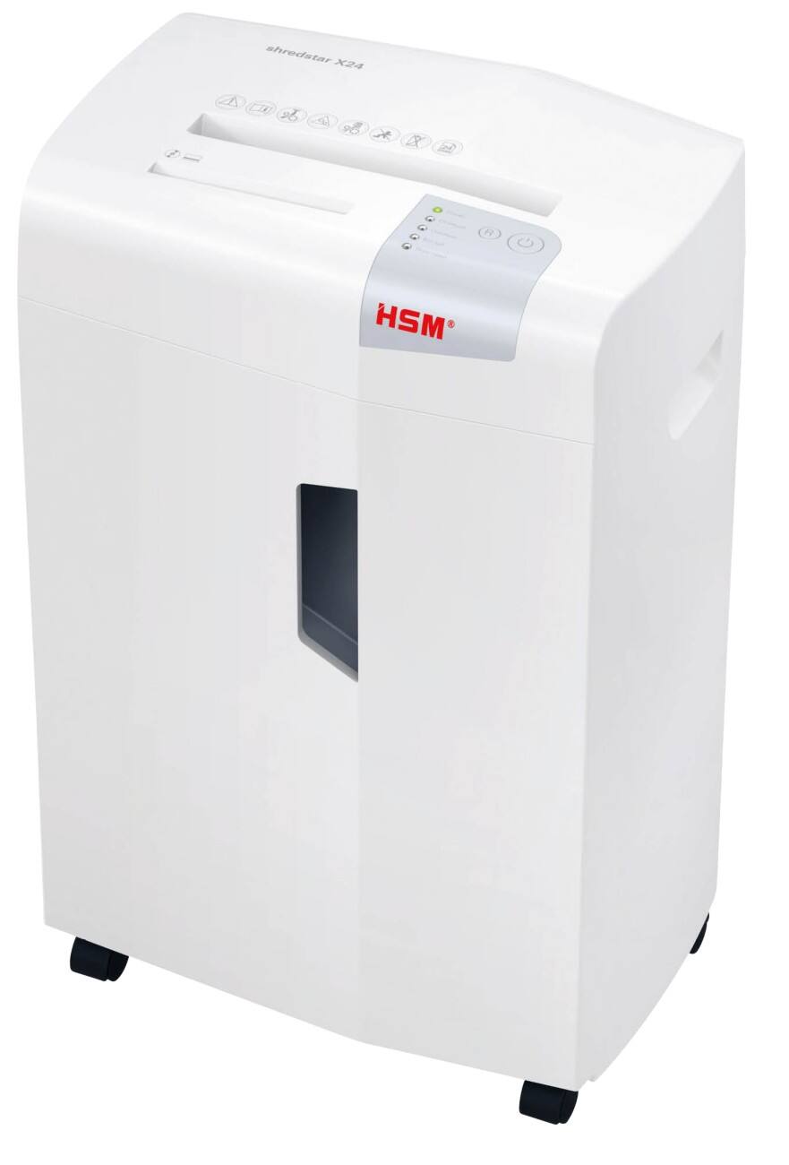 HSM Shredstar X24 Aktenvernichter 24-Blatt-Querschnitt P-4 4 x 37 mm 1039111
