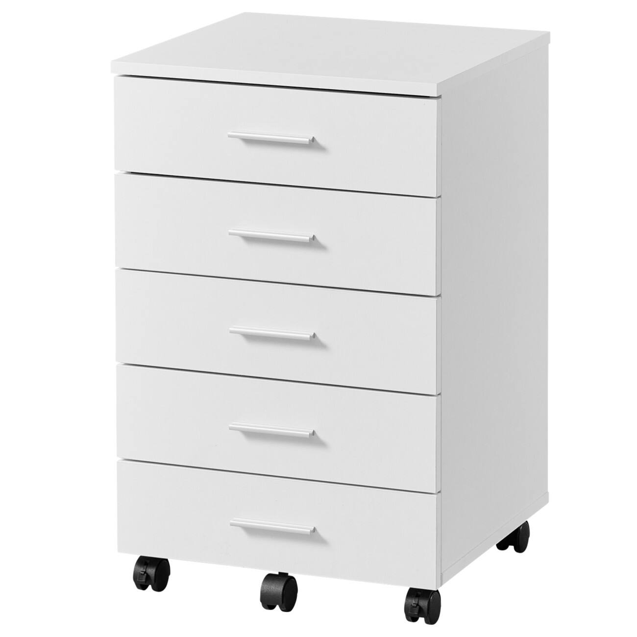 VASAGLE Schubladenschrank 5 Schübe 425 x 405 x 662 mm