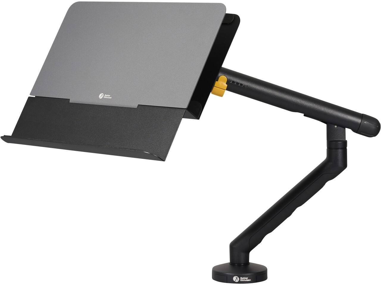 BakkerElkhuizen Laptopständer 215 x 230 x 40 mm Schwarz