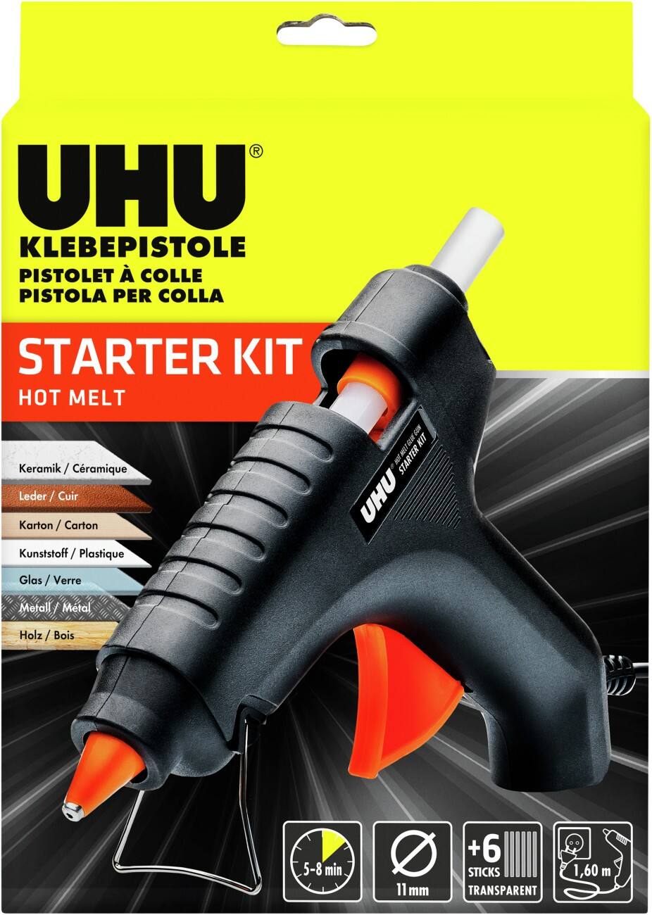 UHU Klebepistole Permanent Schwarz