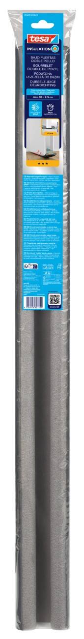 tesa Dichtungsband Grau 80 mm PL (Polyester), LDPE (Polyethylen niedriger Dichte), PE (Polyethylen)