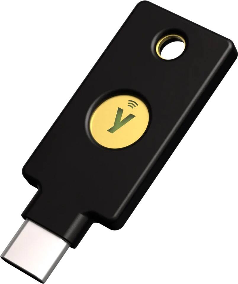 Sicherheitsschlüssel C NFC Yubico FIDO2-Authentifizierung über USB-C