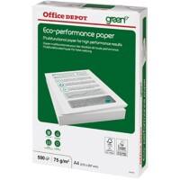 Office Depot Eco-Performance DIN A4 Druckerpapier 75 g/m² Glatt Weiß 500 Blatt