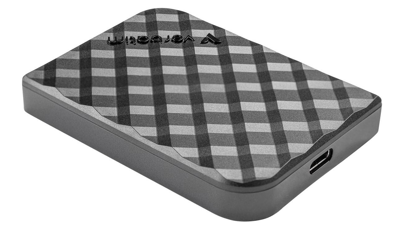 Verbatim Store ‚n‘ Go Mini Diamond tragbare SSD-Festplatte 512 GB USB-C 3.2 Gen 2, 1000 Mb/s Schwarz – 32024