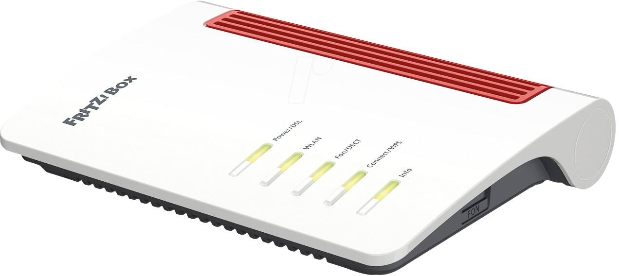 AVM FRITZ!Box 7630 Wi-Fi 7 Router 3,6 Gbit/s Dualband Weiß Tischgerät 20003147