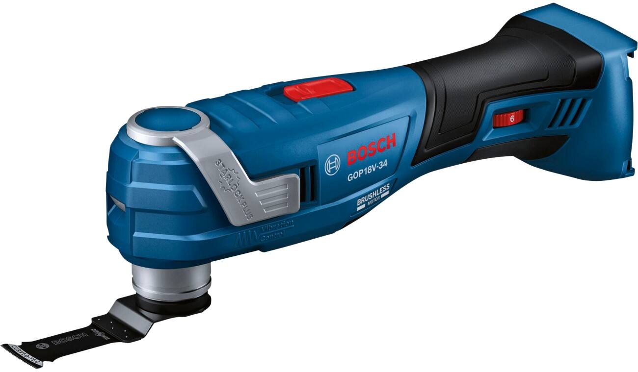 Bosch Professional 18-V-Multifunktionswerkzeug mit bürstenlosem Motor (ohne Akku)