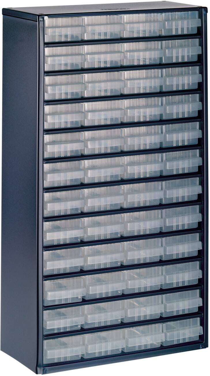 raaco Werkzeugorganizer aus PP (Polypropylen) 30,5 x 15 x 55,2 cm, blau, transparent