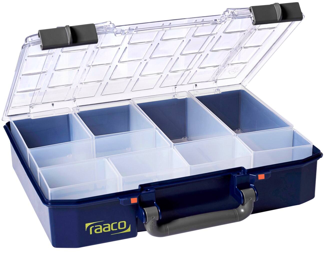 raaco Werkzeugorganizer, blau, transparent