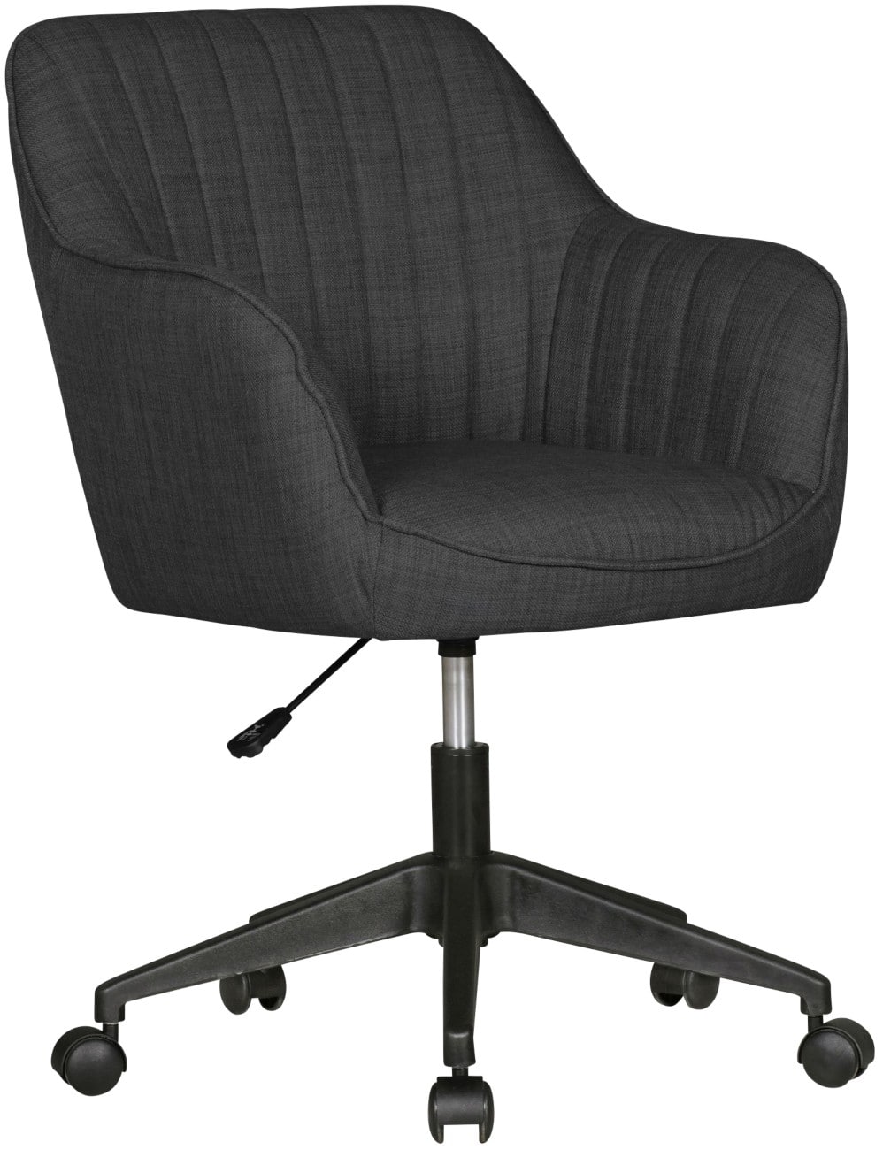 AMSTYLE Drehstuhl Basic Wippmechanik Schwarz 120 kg 650 x 650 x 900 mm
