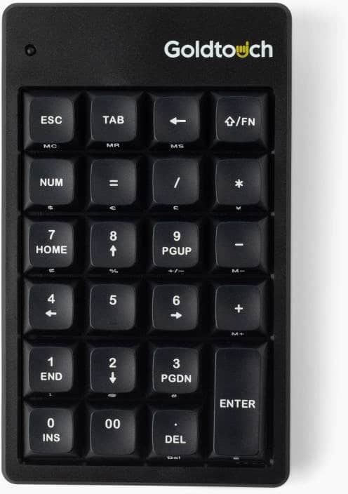 BakkerElkhuizen Goldtouch Tastatur Kabelgebunden Schwarz