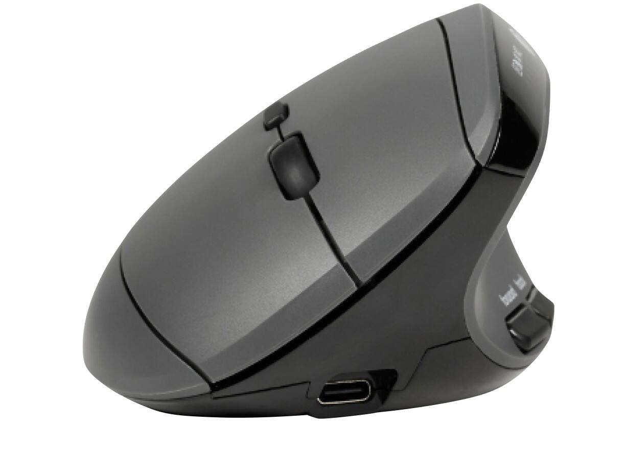 BakkerElkhuizen MidWay Maus Kabelgebunden & Kabellos mit Bluetooth Grau