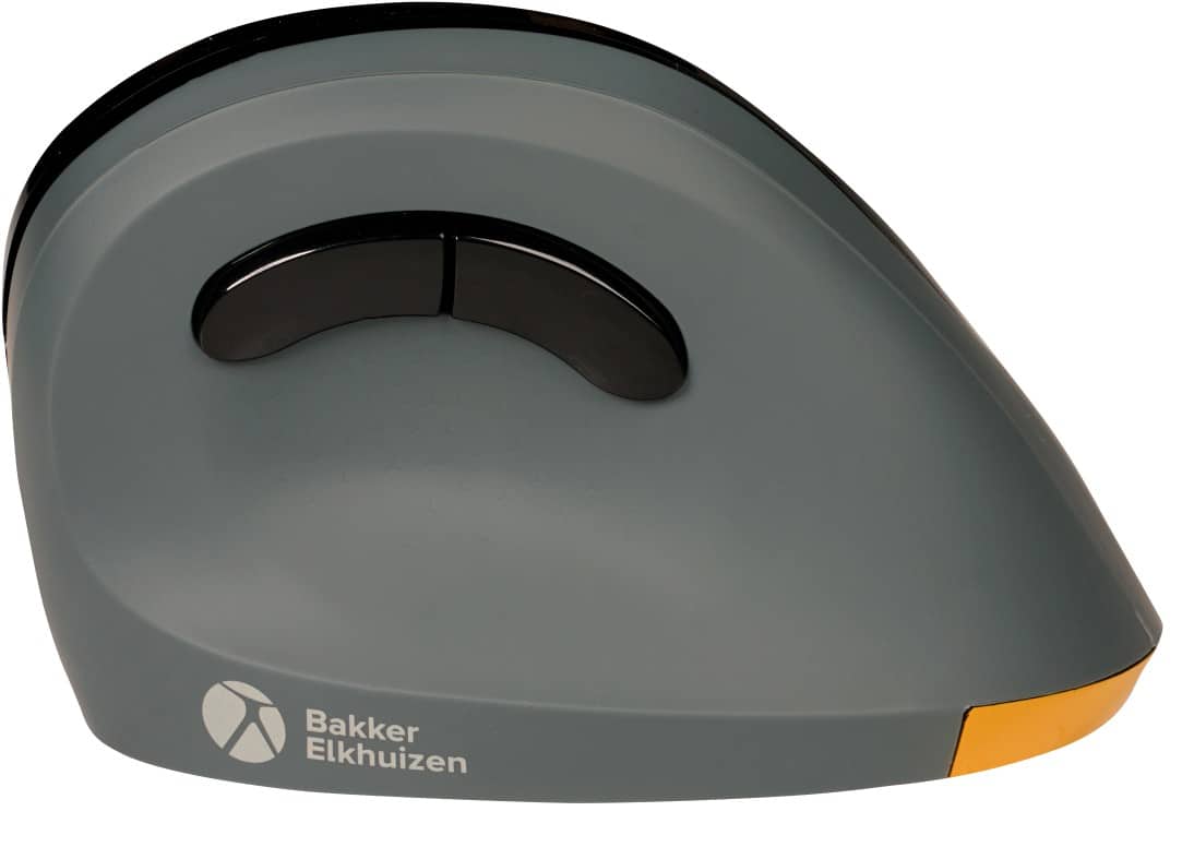 BakkerElkhuizen PRF Vertical Maus Kabellos Grau, Schwarz