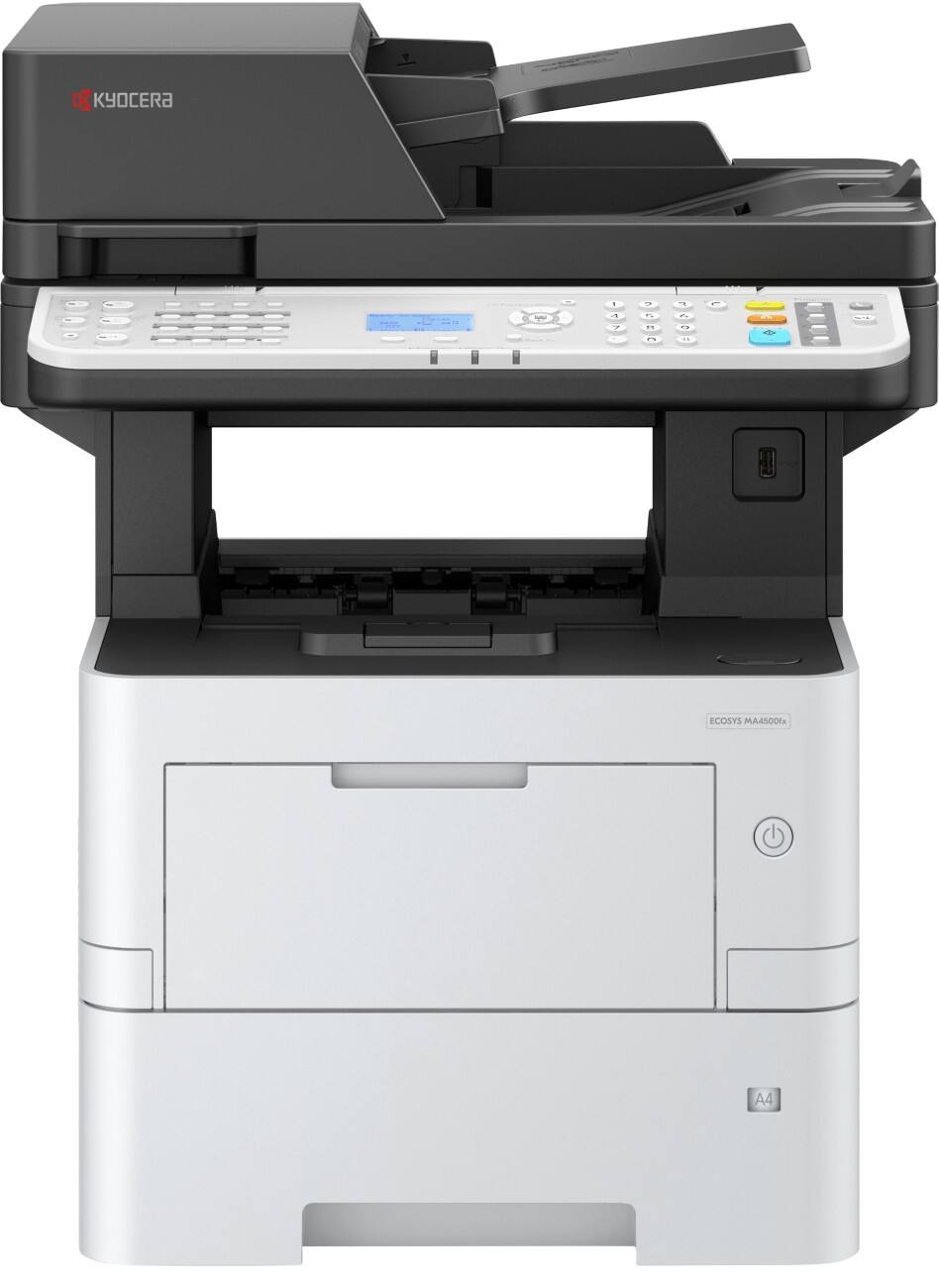 Kyocera ECOSYS A4 Multifunktionsdrucker Mono Laser Fax 45 Seiten pro Minute MA4500fx