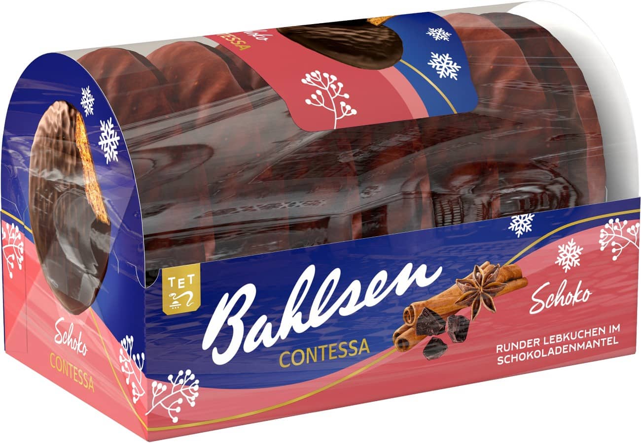 Bahlsen Lebkuchenkekse Contessa Zartbitterschokolade 200 g