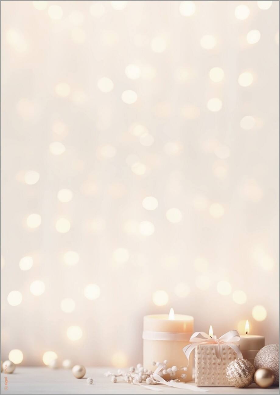Sigel DIN A4 Weihnachtsbriefpapier Mehrfarbig 100 Stück