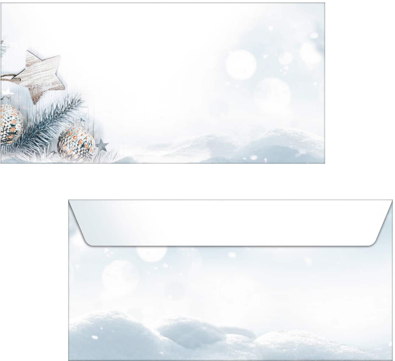 Sigel Sterne Weihnachtsumschläge 0,9 x 11,1 cm Mehrfarbig 25 Stück
